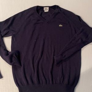 Lacoste men’s sweater blue size 5